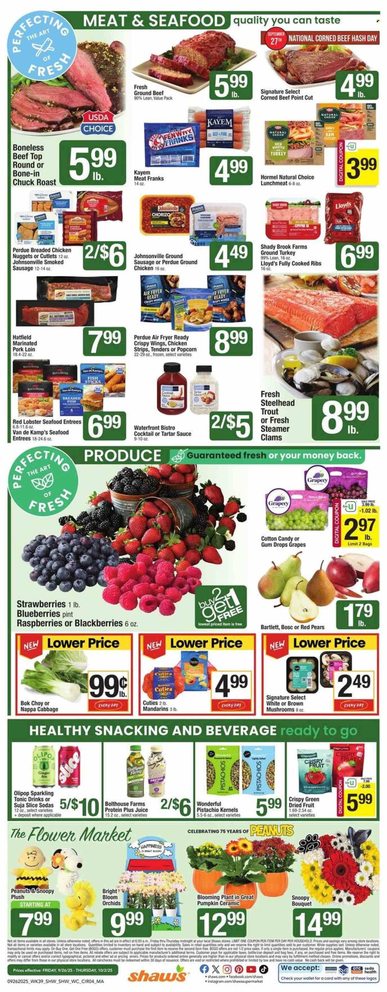 Shaw’s ad - 09/26/2025 - 10/02/2025. Page 4