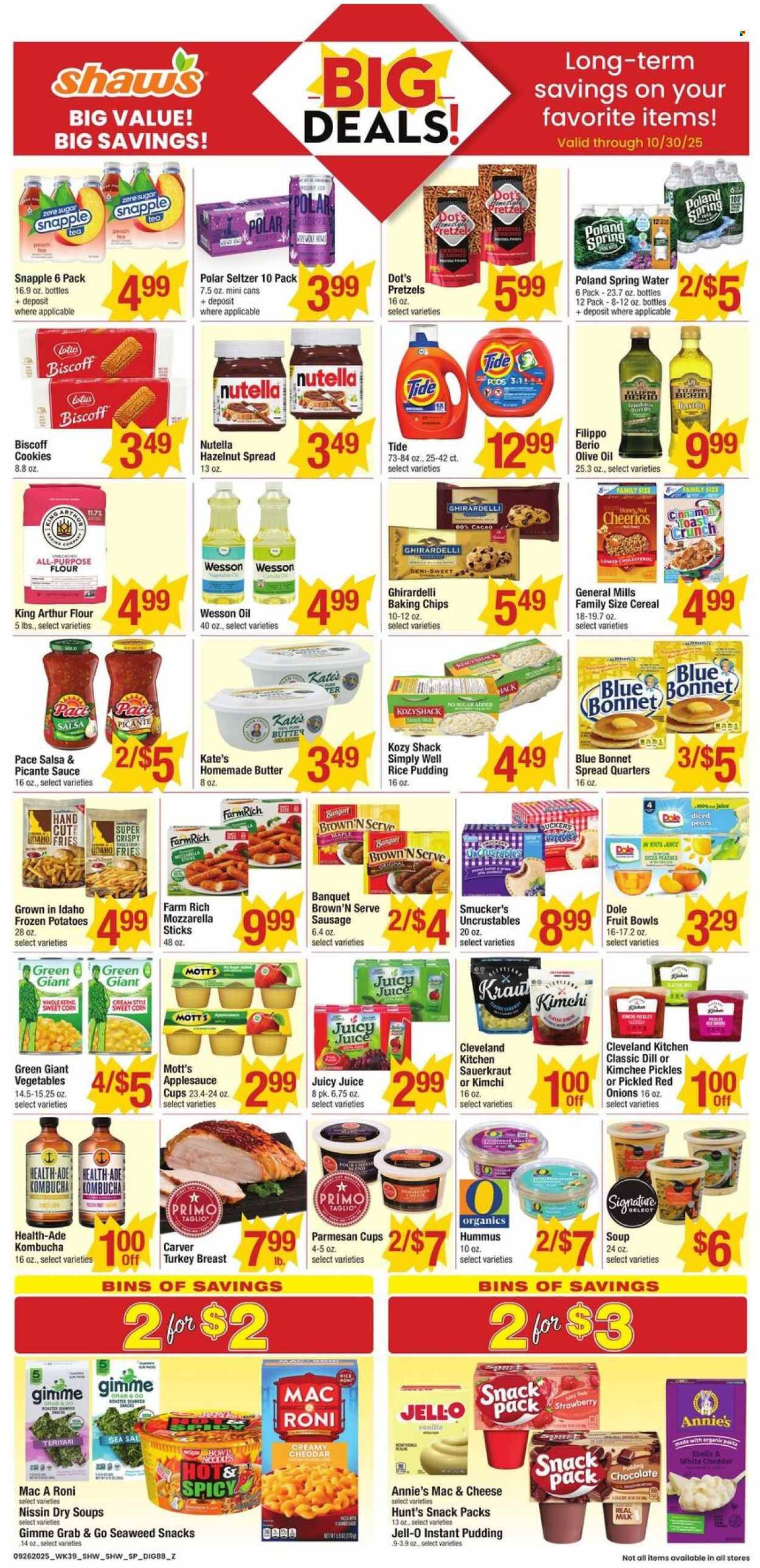 Shaw’s ad - 09/26/2025 - 10/02/2025. Page 8