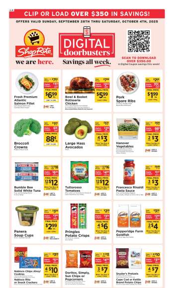 ShopRite Flyer - 09/28/2025 - 10/04/2025.