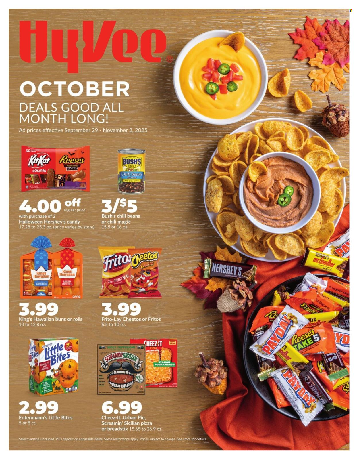 Hy-Vee ad - 09/29/2025 - 11/02/2025. Page 1