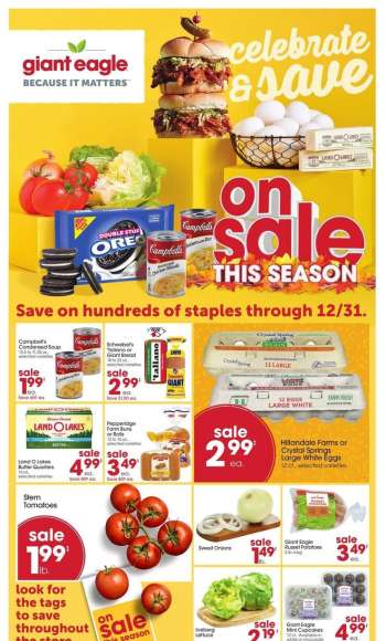 Giant Eagle Flyer - 10/02/2025 - 10/08/2025.