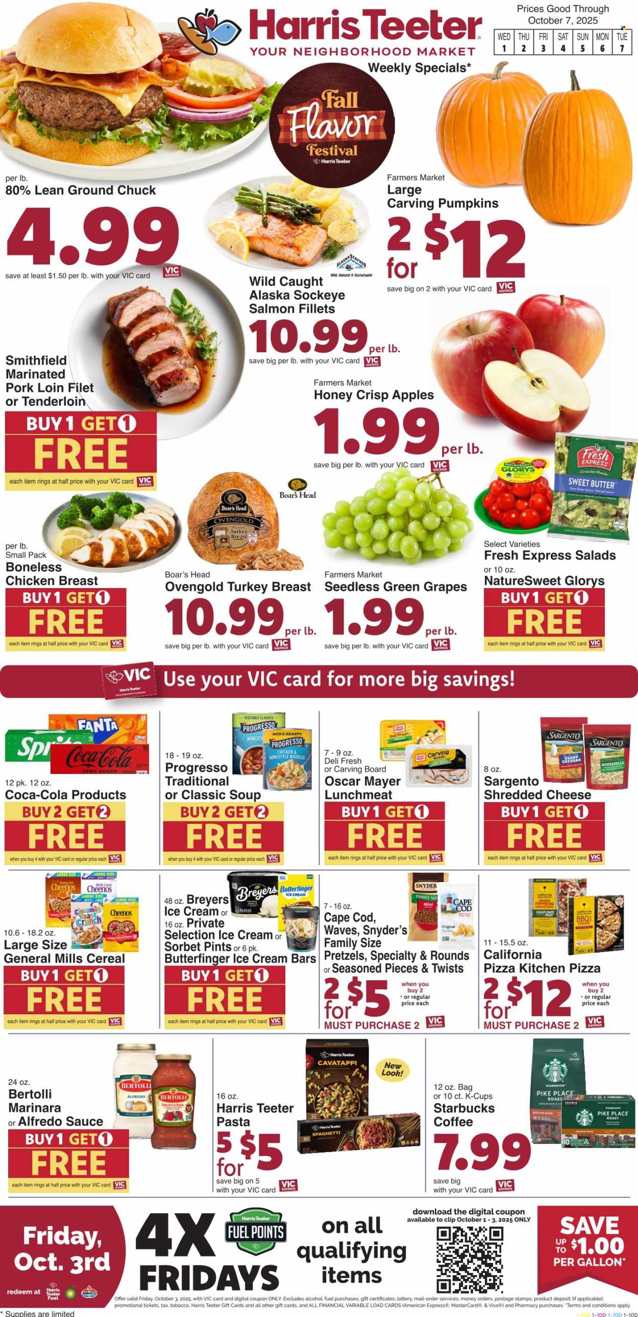 Harris Teeter ad - 10/01/2025 - 10/07/2025. Page 1