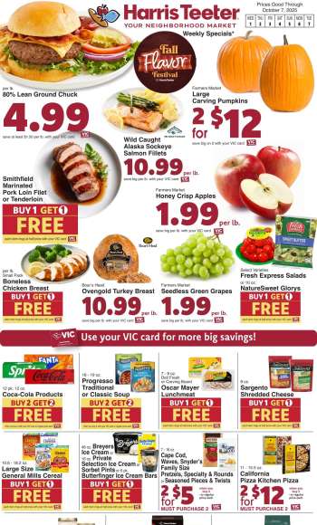 Harris Teeter Flyer - 10/01/2025 - 10/07/2025.