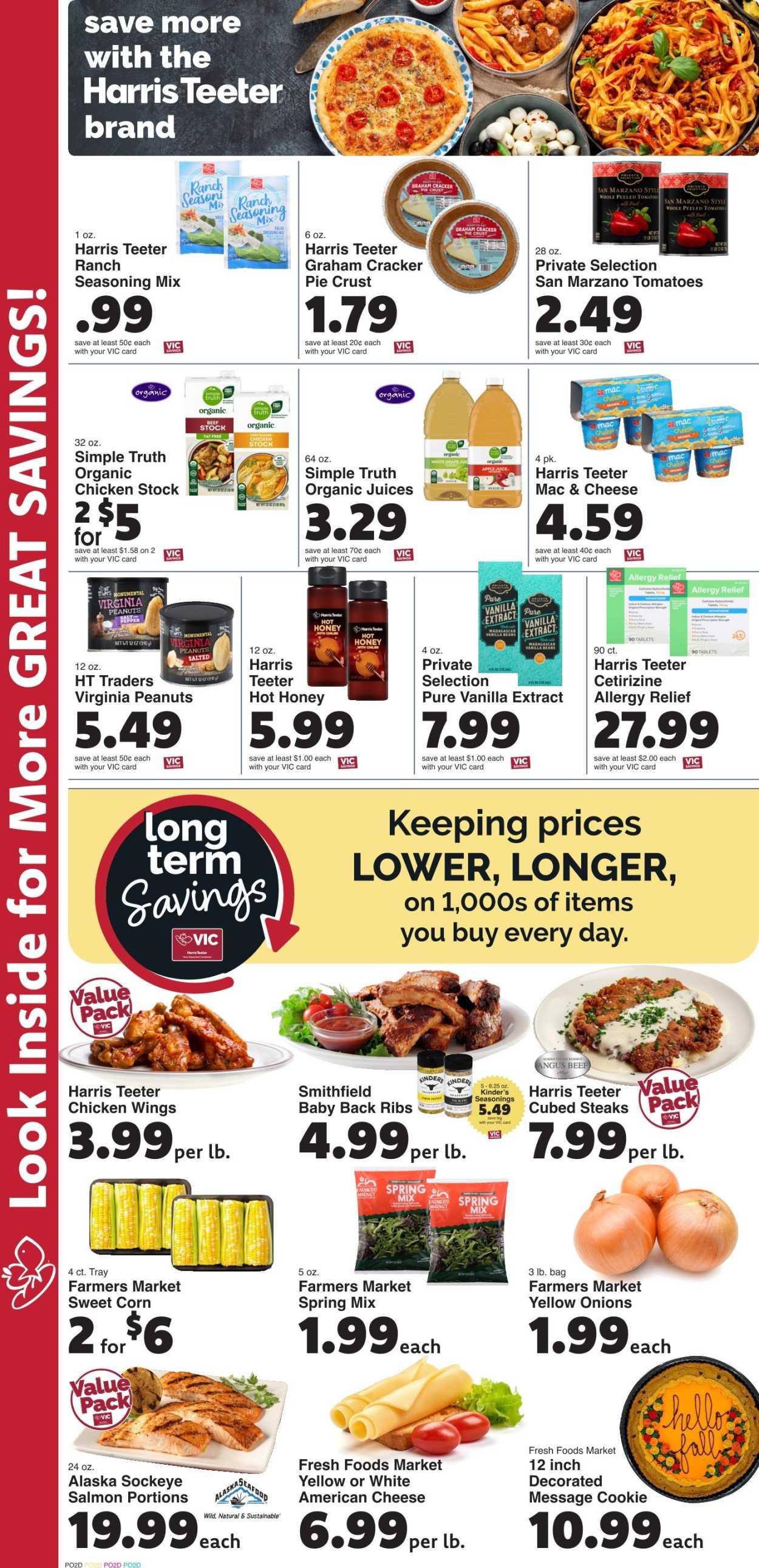Harris Teeter ad - 10/01/2025 - 10/07/2025. Page 9