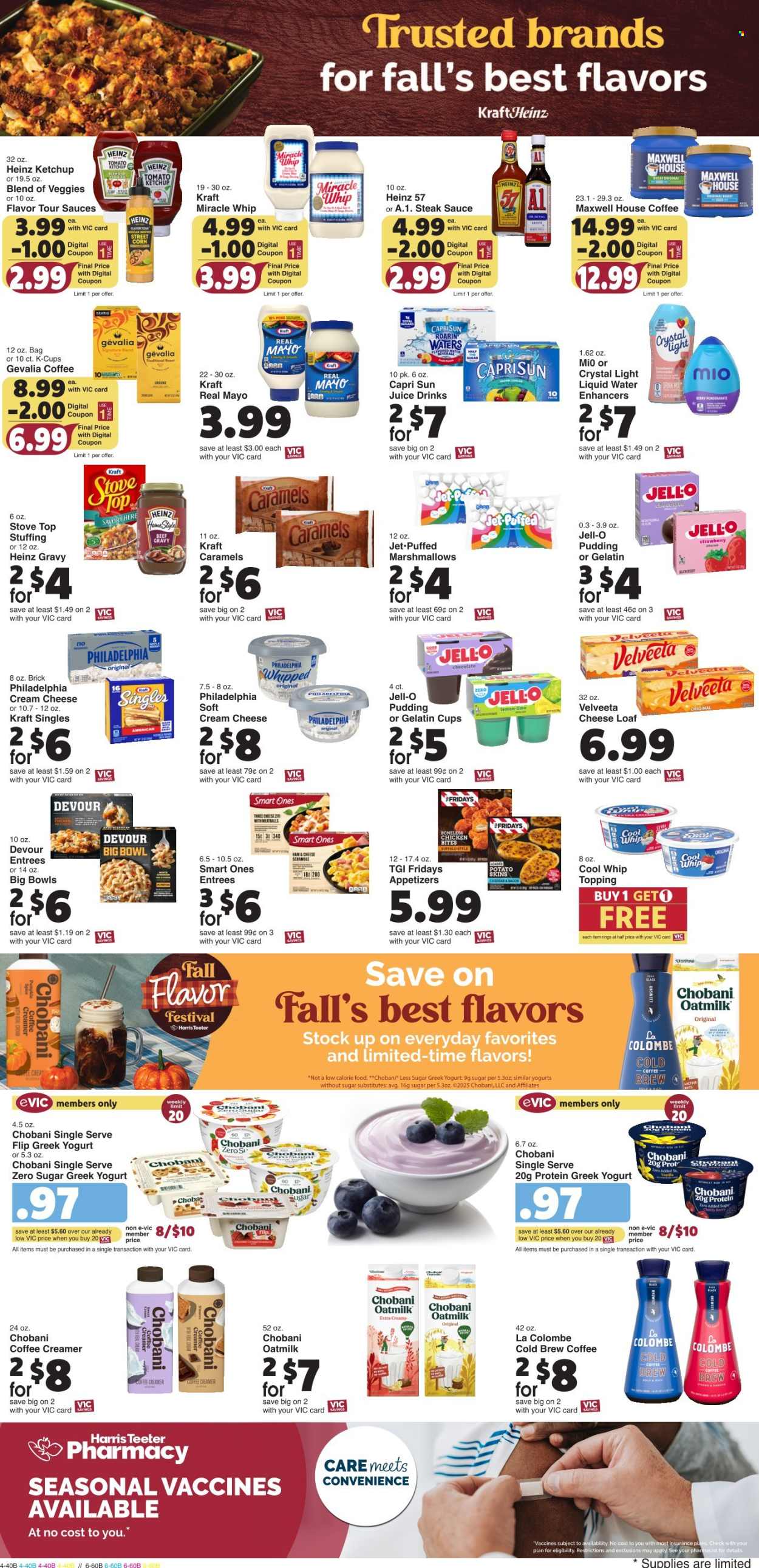 Harris Teeter ad - 10/01/2025 - 10/07/2025. Page 11