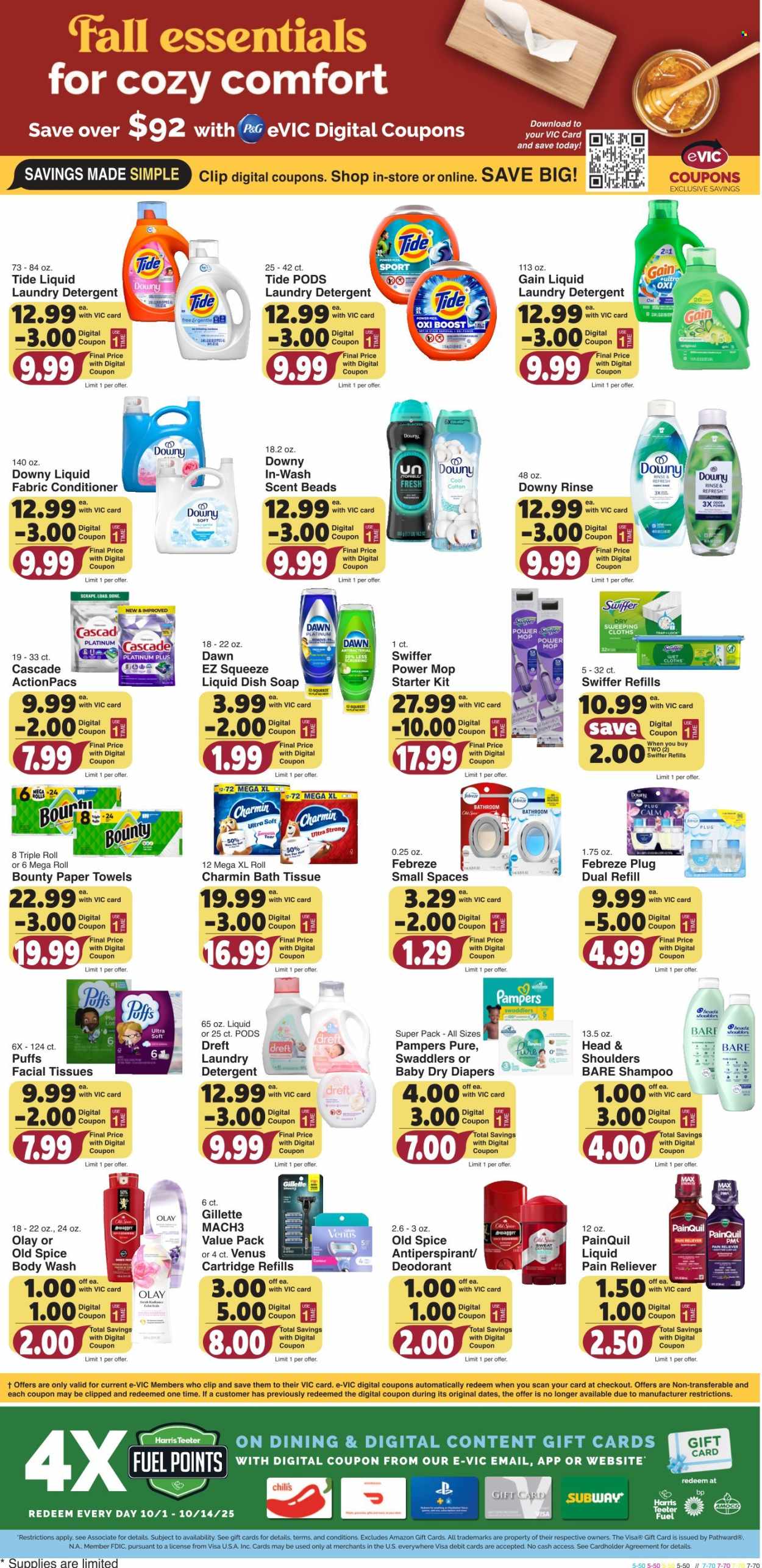 Harris Teeter ad - 10/01/2025 - 10/07/2025. Page 12