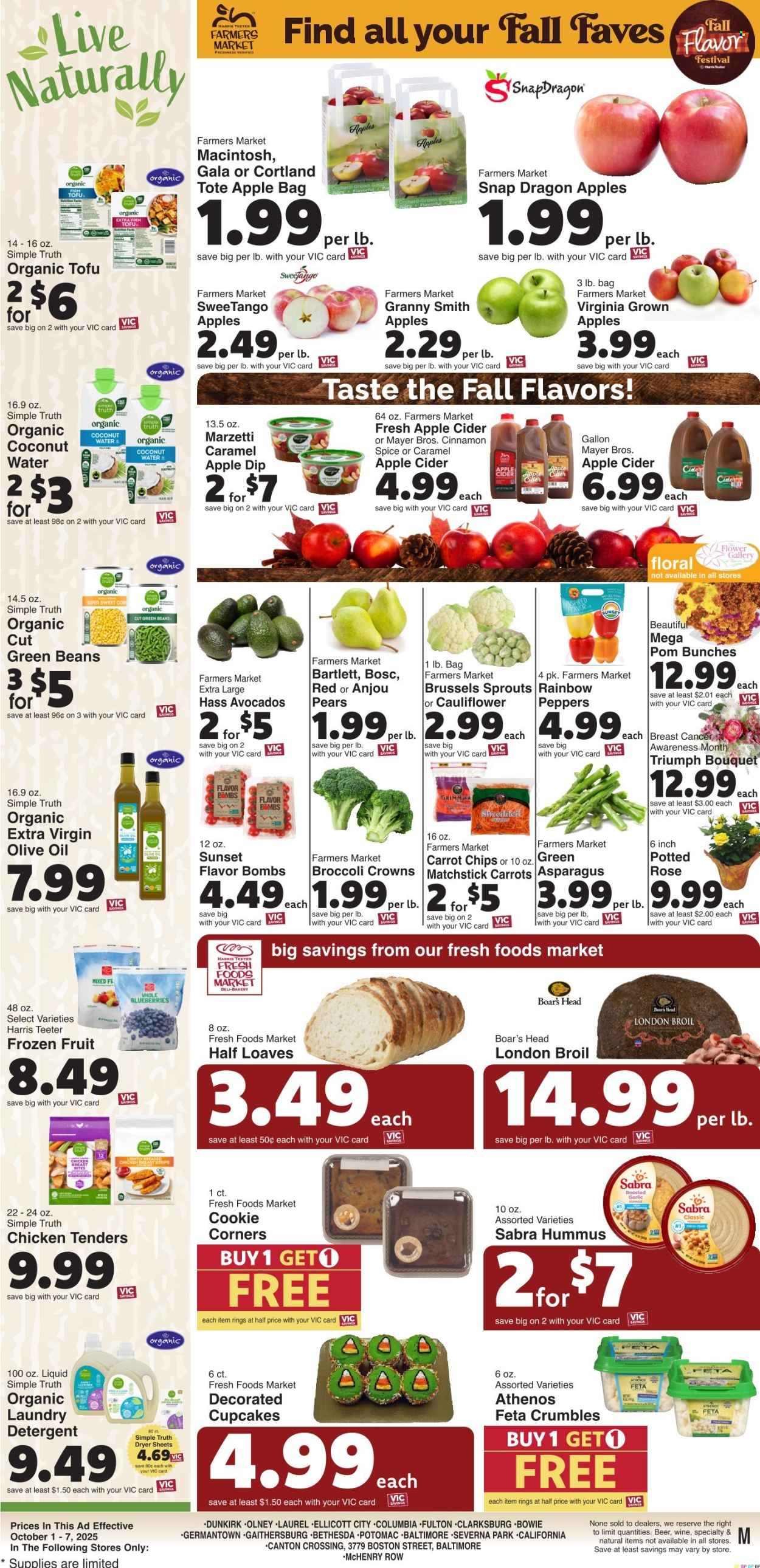 Harris Teeter ad - 10/01/2025 - 10/07/2025. Page 13
