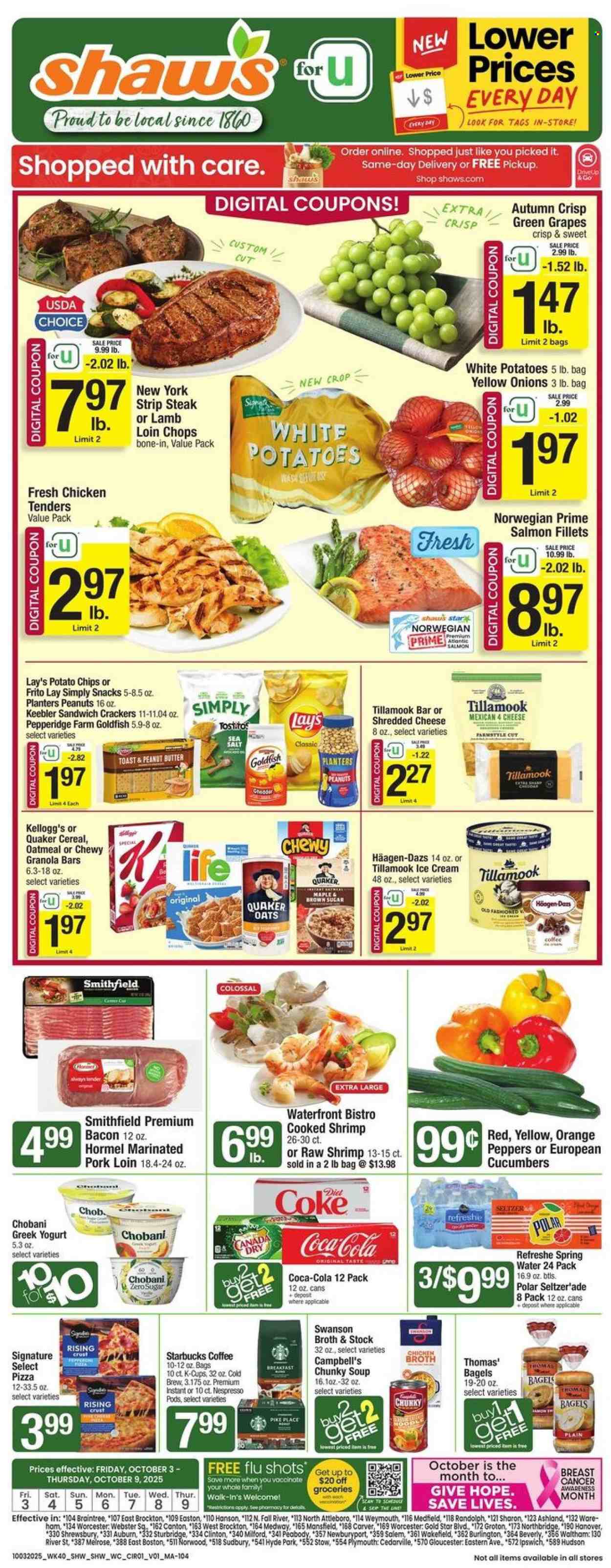 Shaw’s ad - 10/03/2025 - 10/09/2025. Page 1