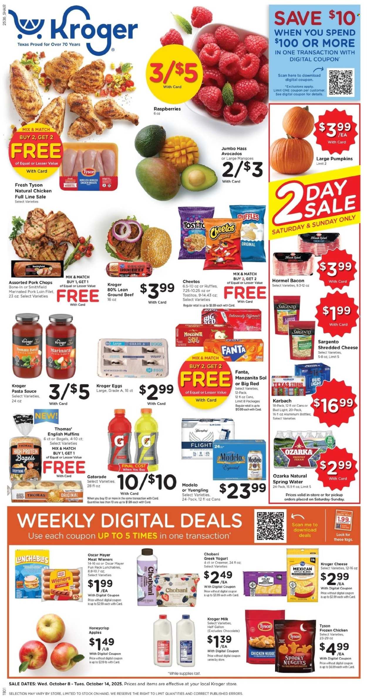 Kroger ad - 10/08/2025 - 10/14/2025. Page 1