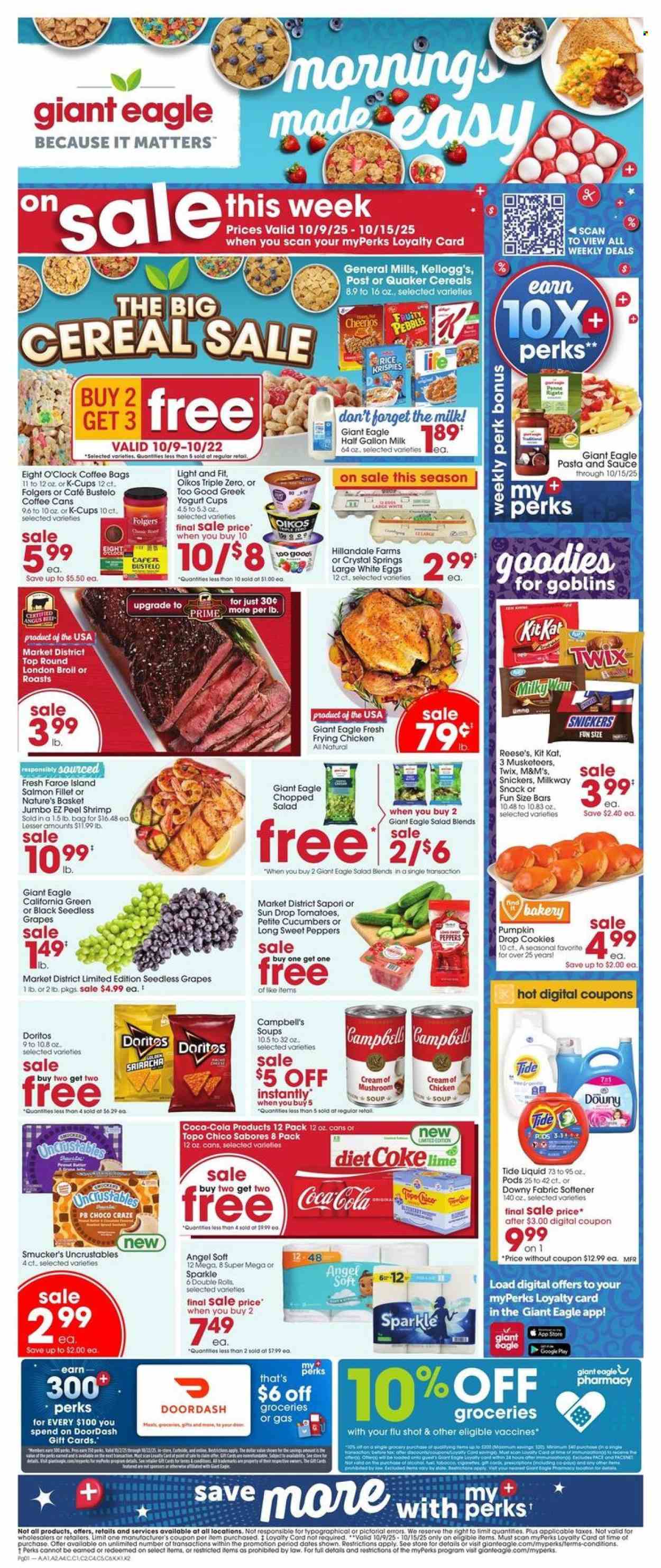 Giant Eagle ad - 10/09/2025 - 10/15/2025. Page 1