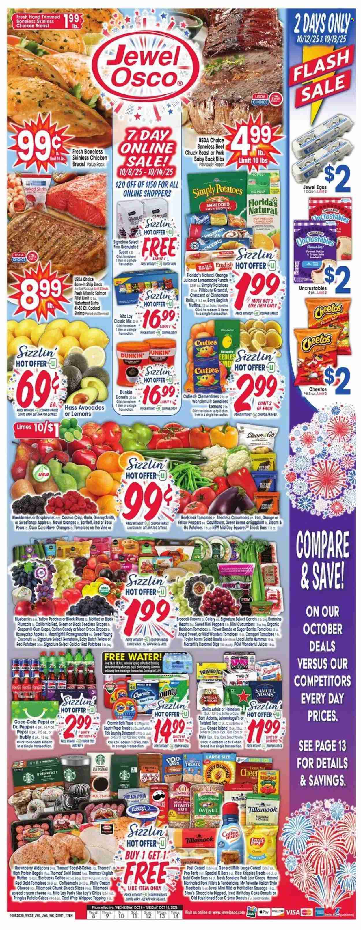 Jewel Osco ad - 10/08/2025 - 10/14/2025. Page 1