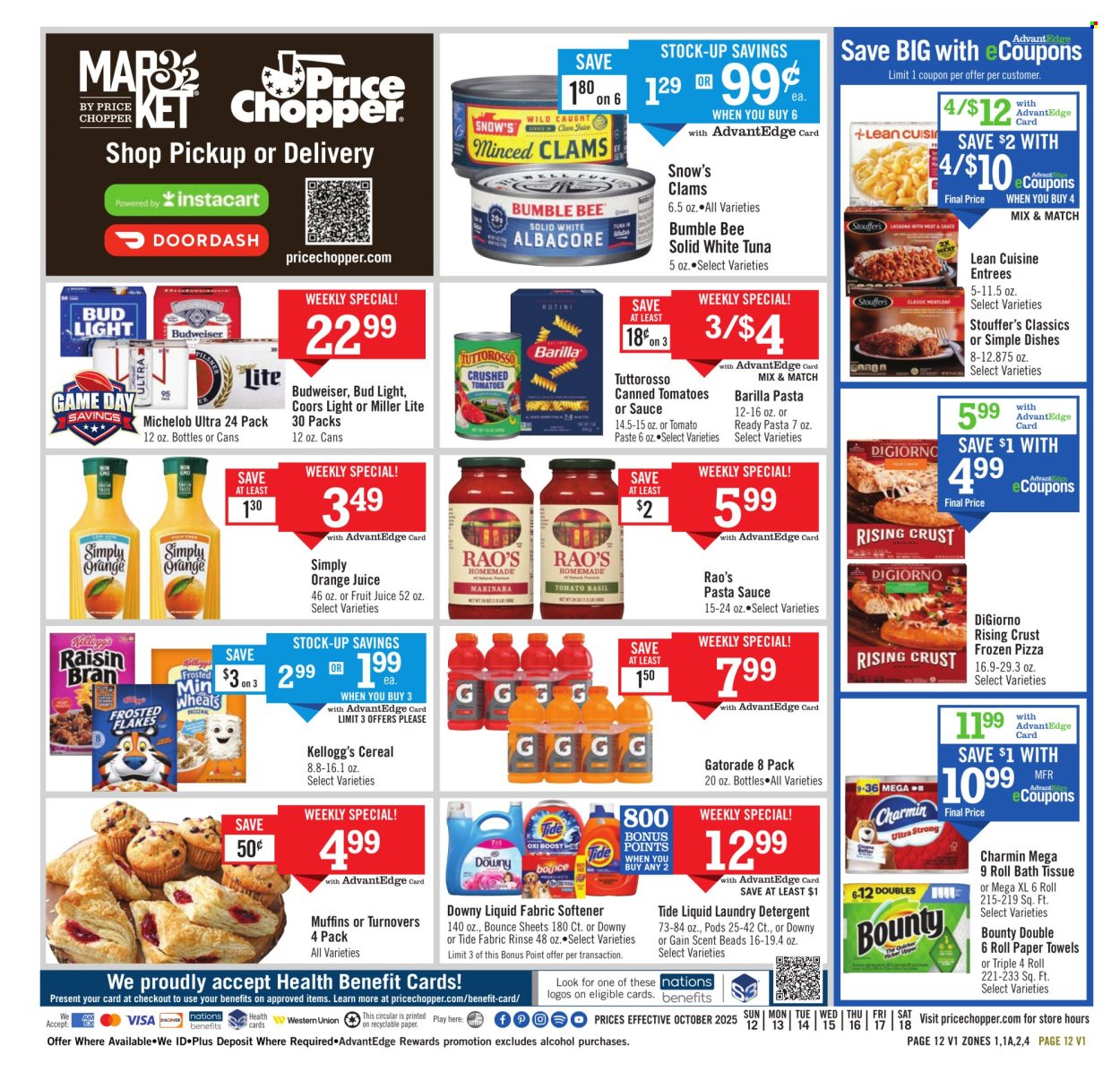 Price Chopper ad - 10/12/2025 - 10/18/2025. Page 12