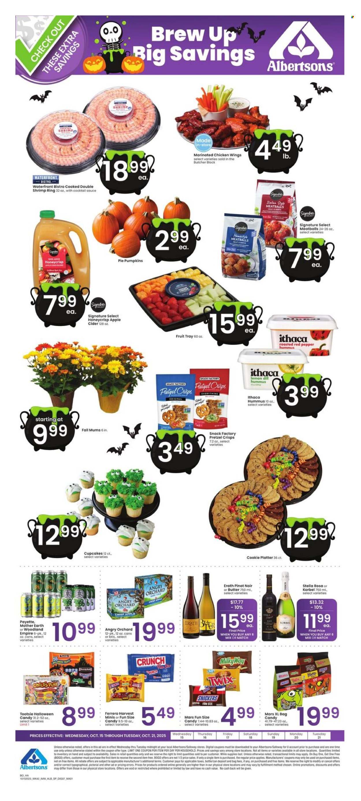 Albertsons ad - 10/15/2025 - 10/21/2025. Page 1