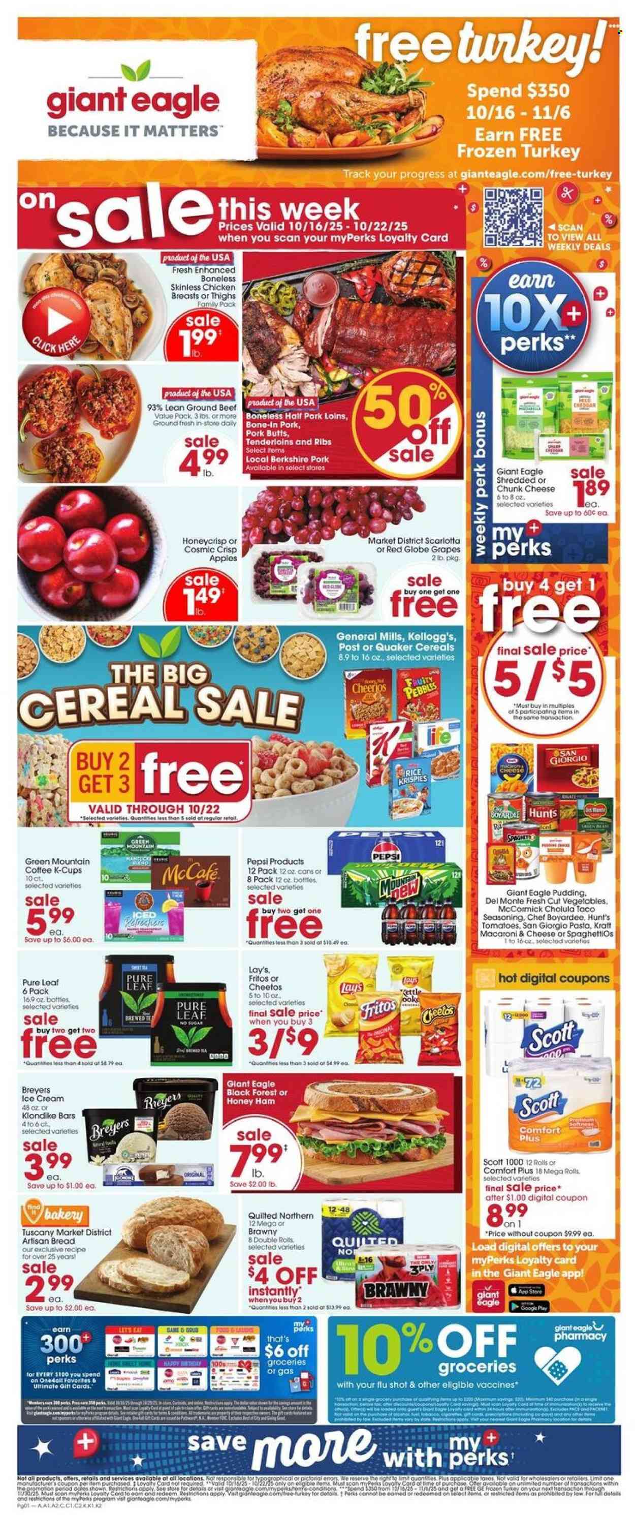 Giant Eagle ad - 10/16/2025 - 10/22/2025. Page 1