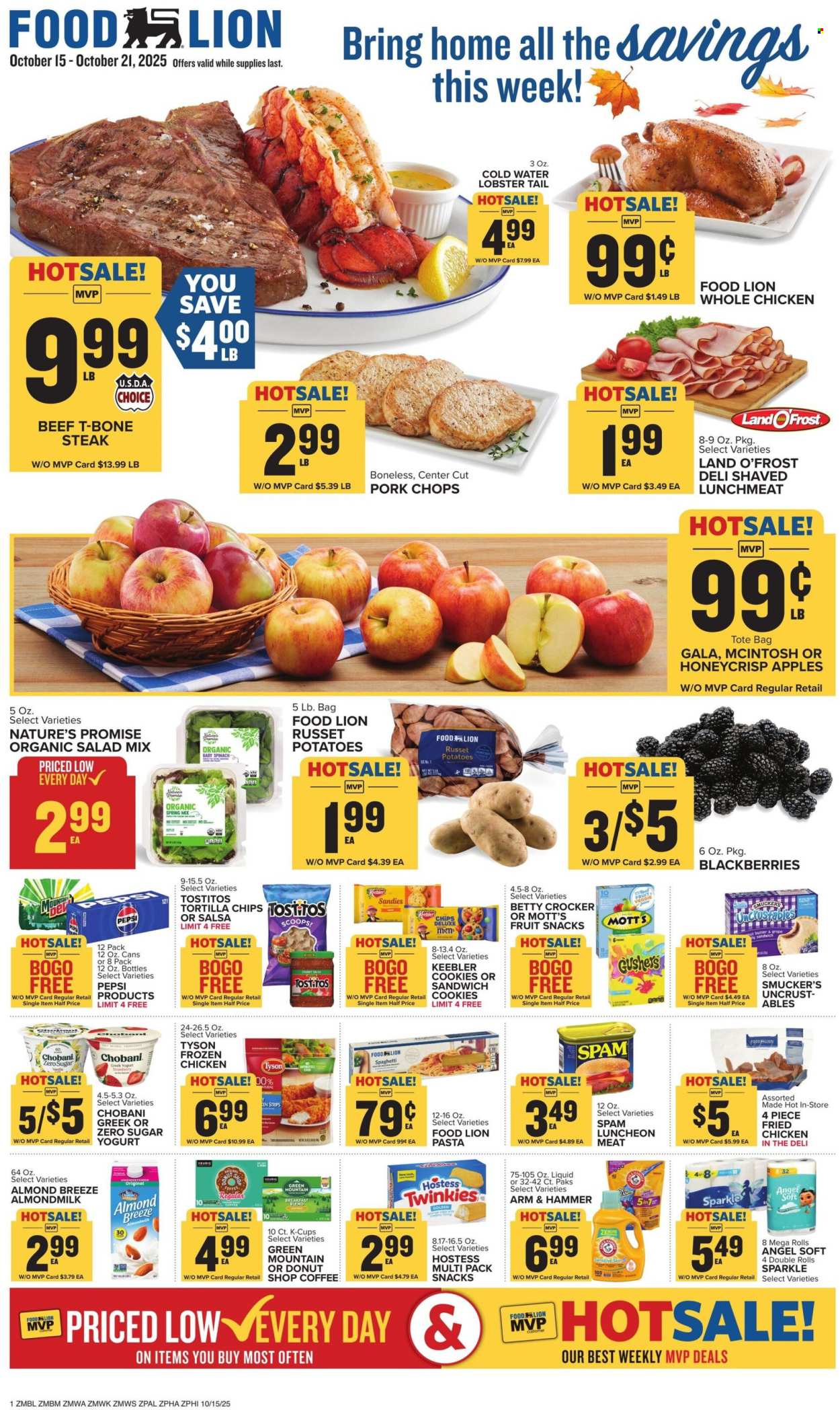 Food Lion ad - 10/15/2025 - 10/21/2025. Page 1