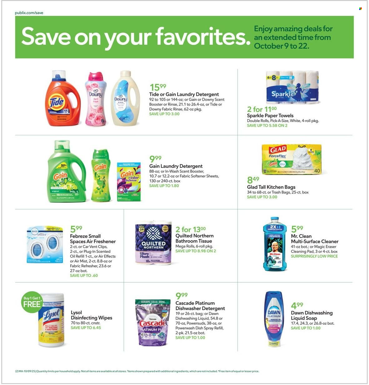 Publix ad - 10/16/2025 - 10/22/2025. Page 17
