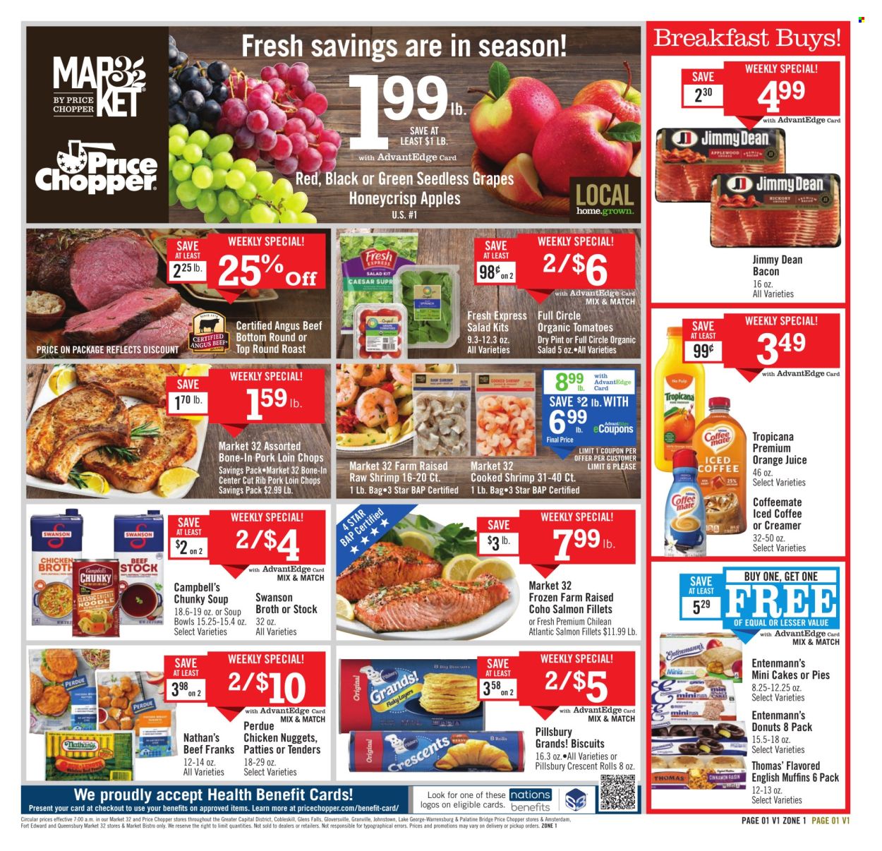 Price Chopper ad - 10/19/2025 - 10/25/2025. Page 1