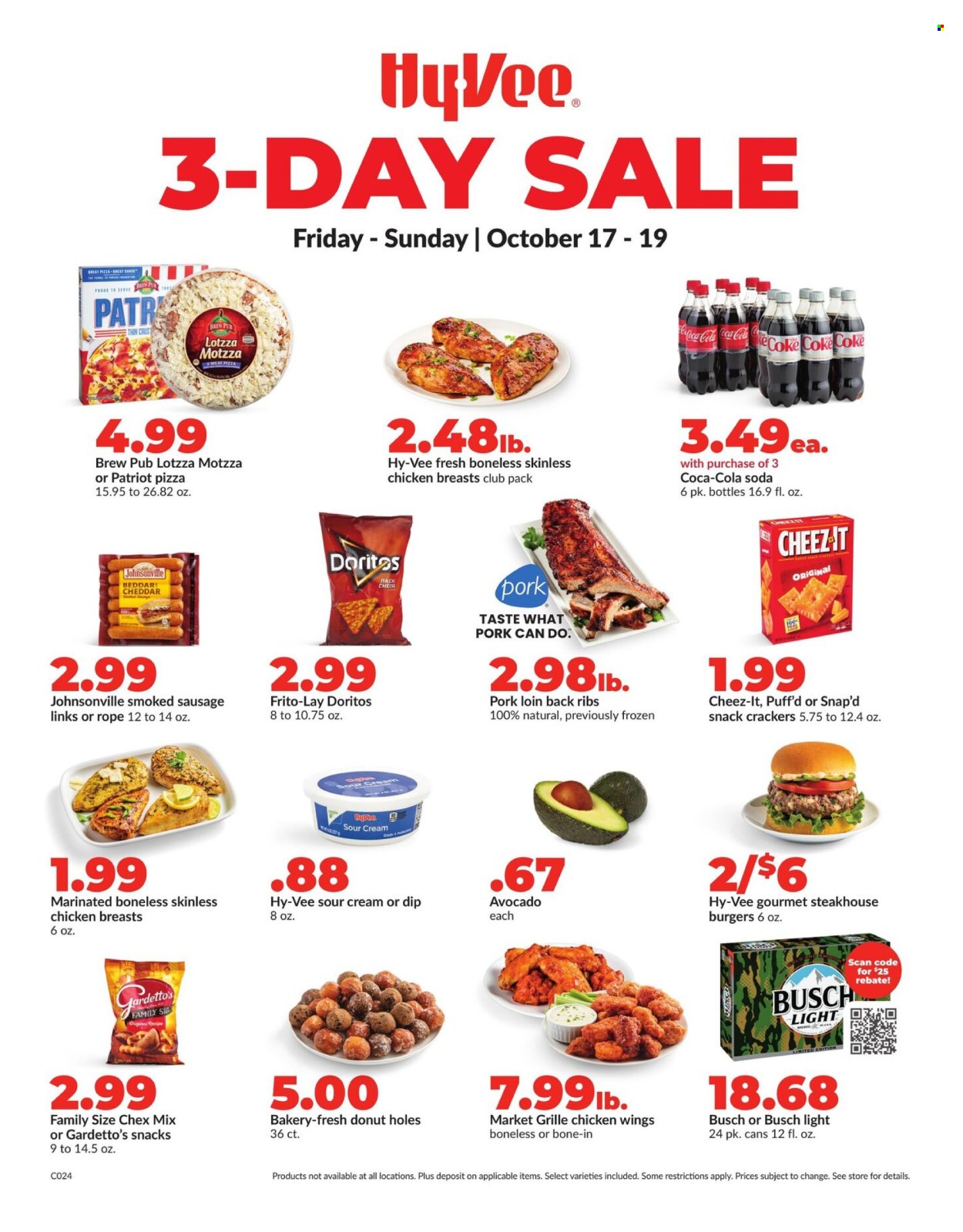 Hy-Vee ad - 10/17/2025 - 10/19/2025. Page 1