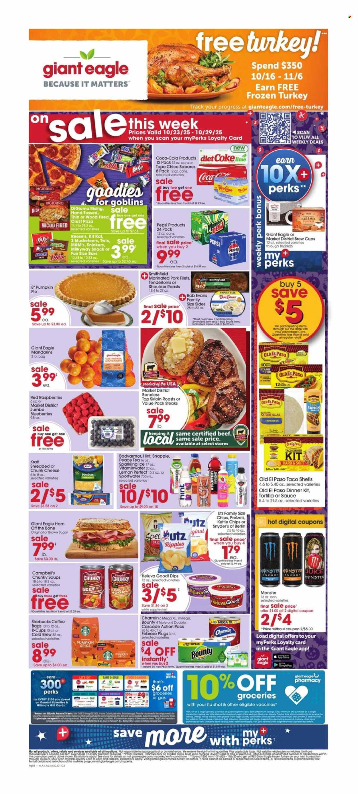 Giant Eagle ad - 10/23/2025 - 10/29/2025. Page 1