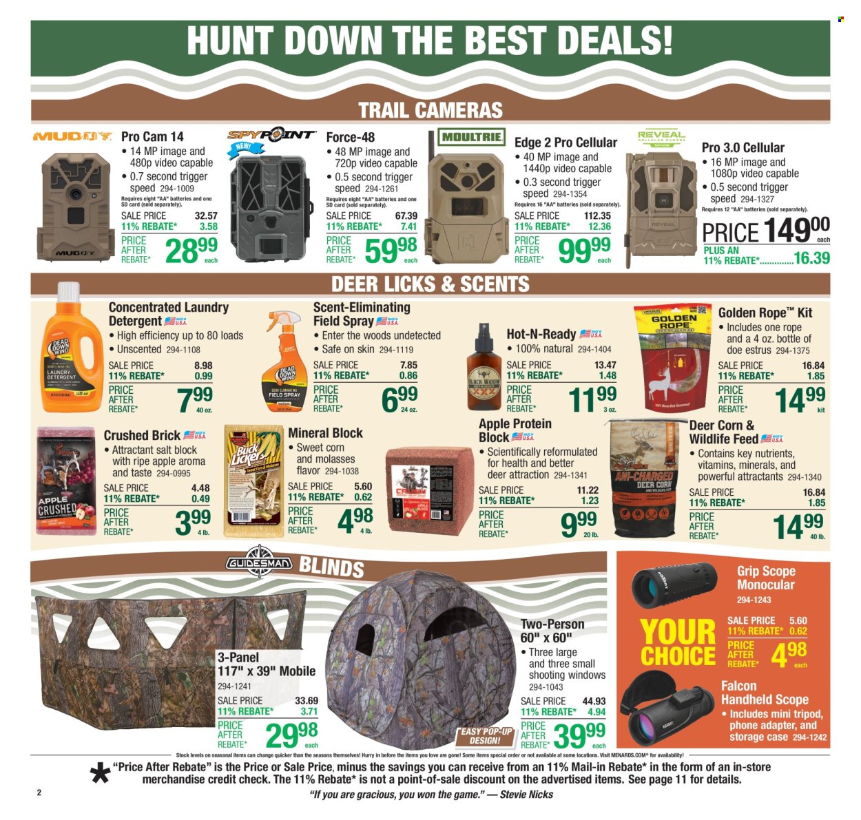 Menards ad - 10/23/2025 - 11/02/2025. Page 4