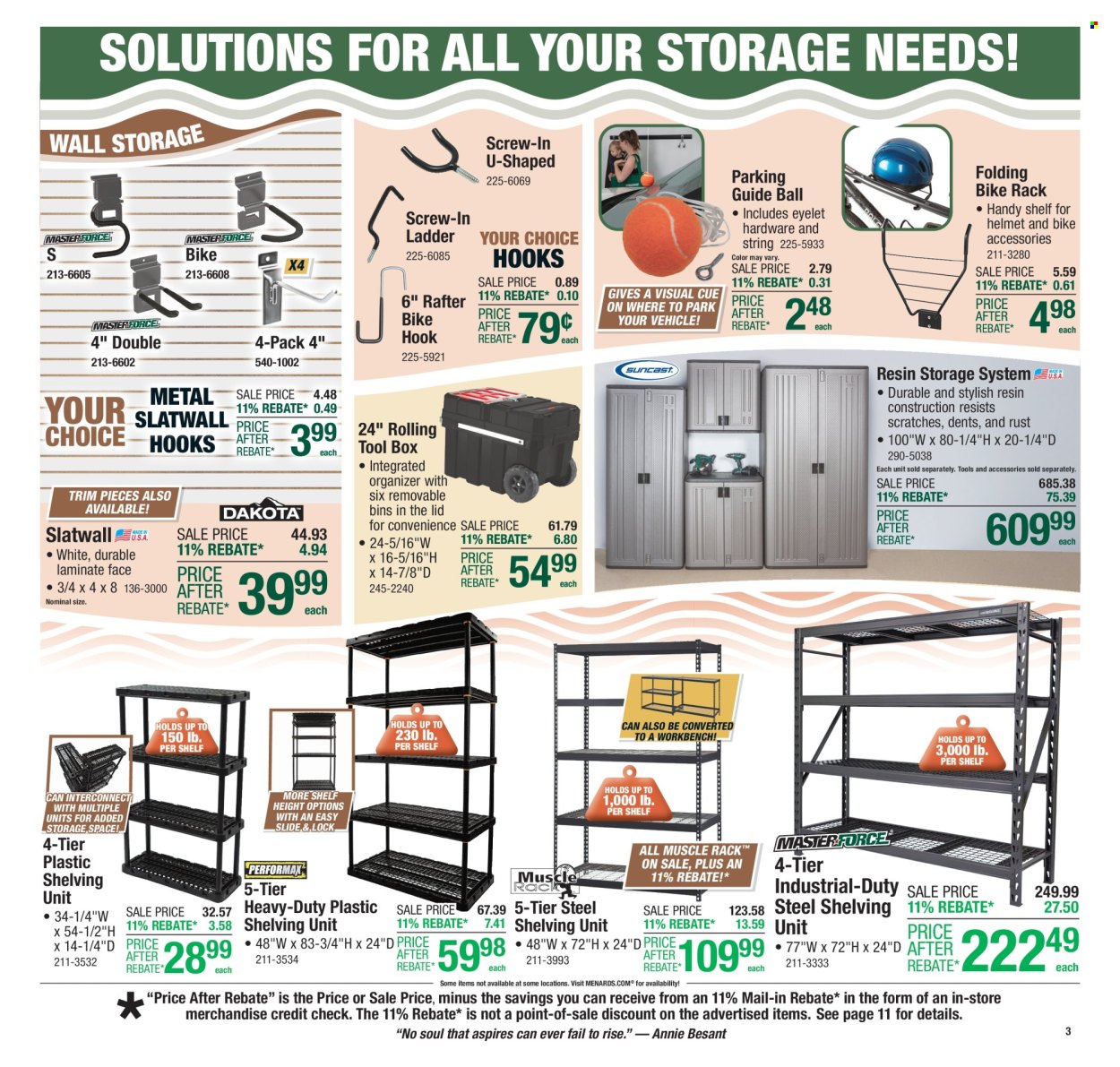 Menards ad - 10/23/2025 - 11/02/2025. Page 5