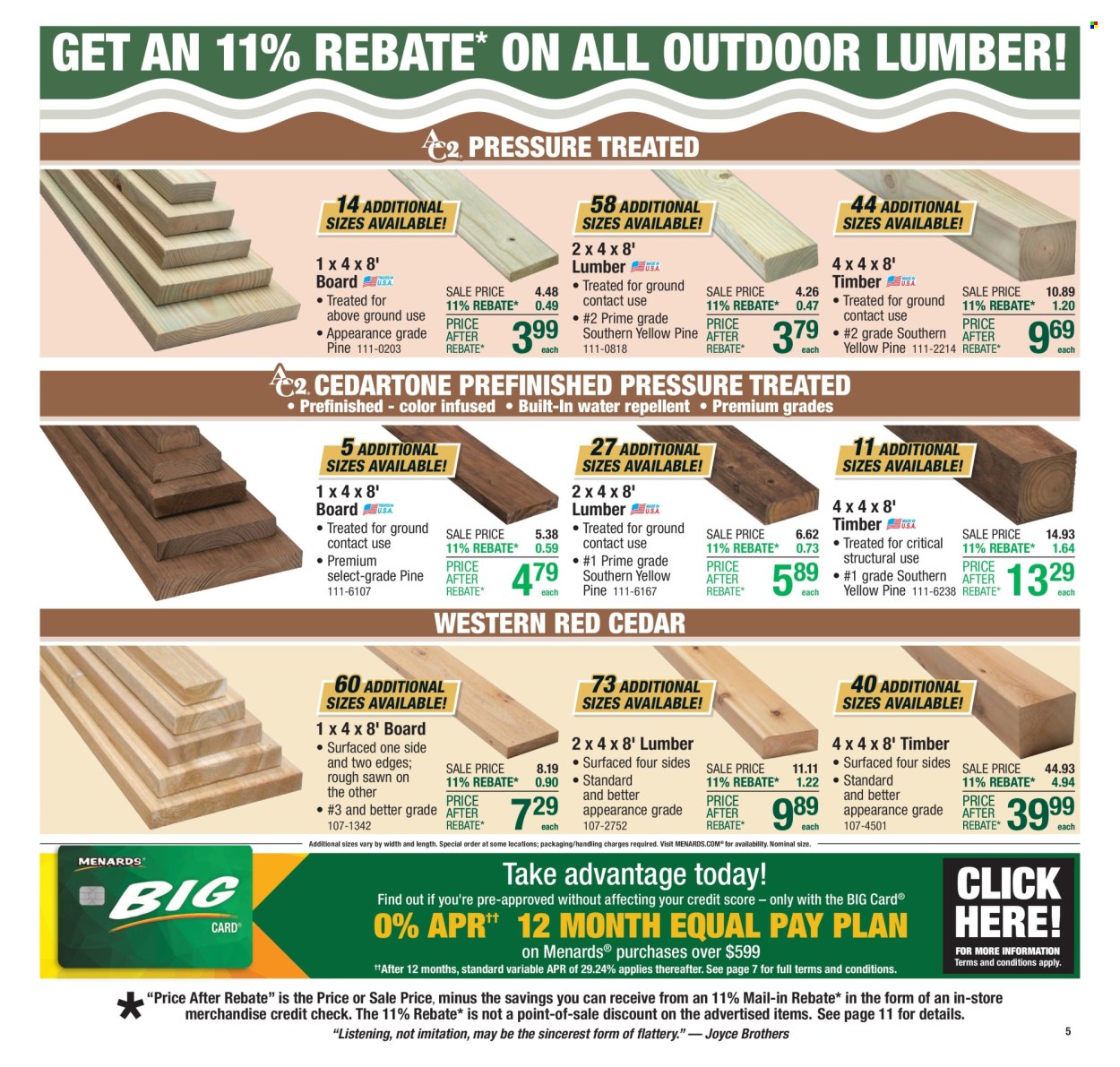 Menards ad - 10/23/2025 - 11/02/2025. Page 8