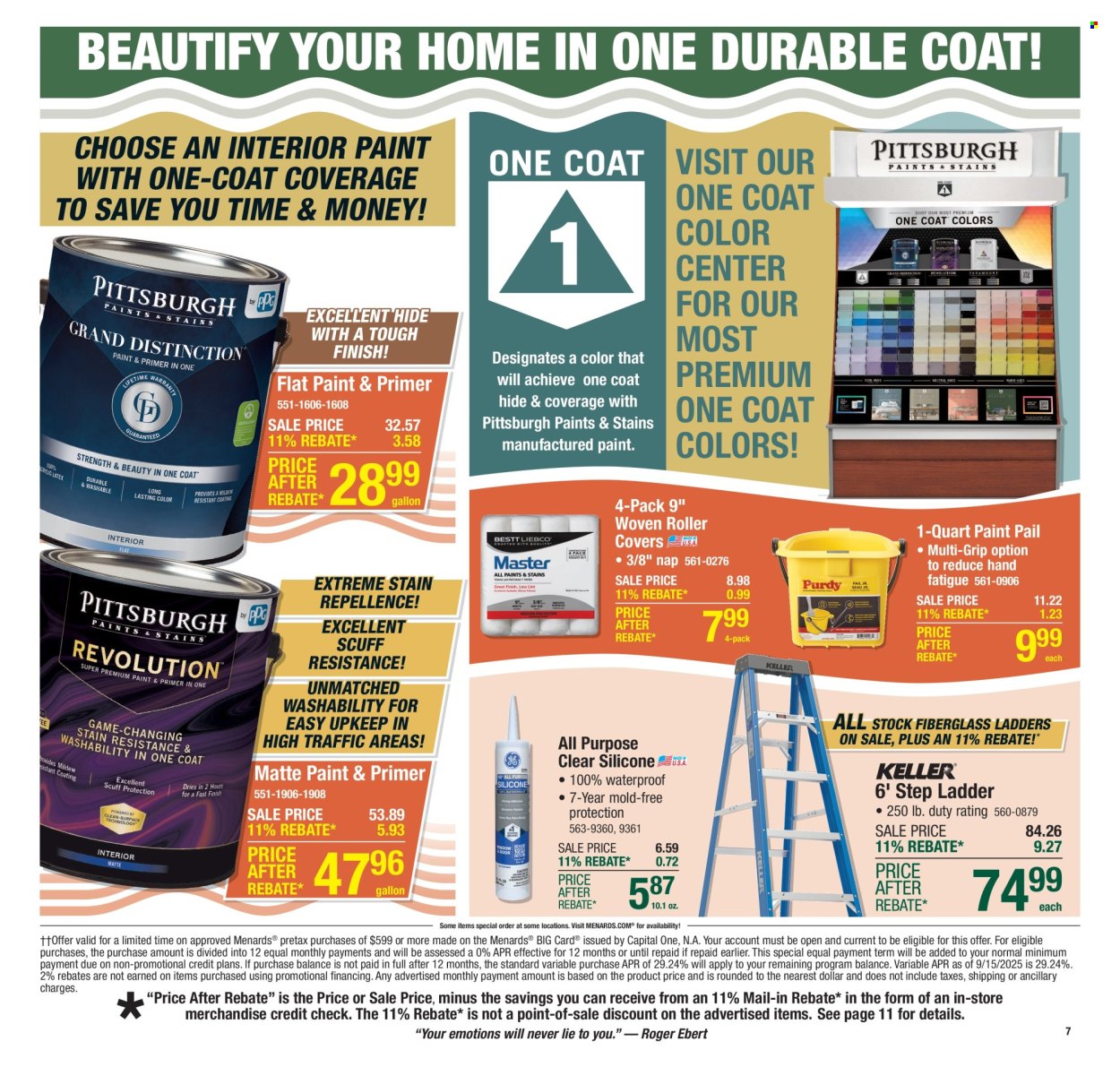 Menards ad - 10/23/2025 - 11/02/2025. Page 11