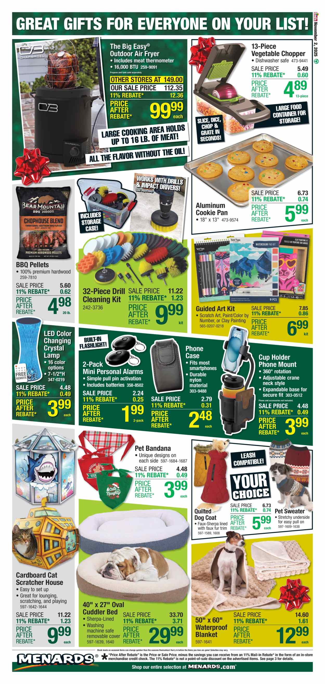 Menards ad - 10/23/2025 - 11/02/2025. Page 4