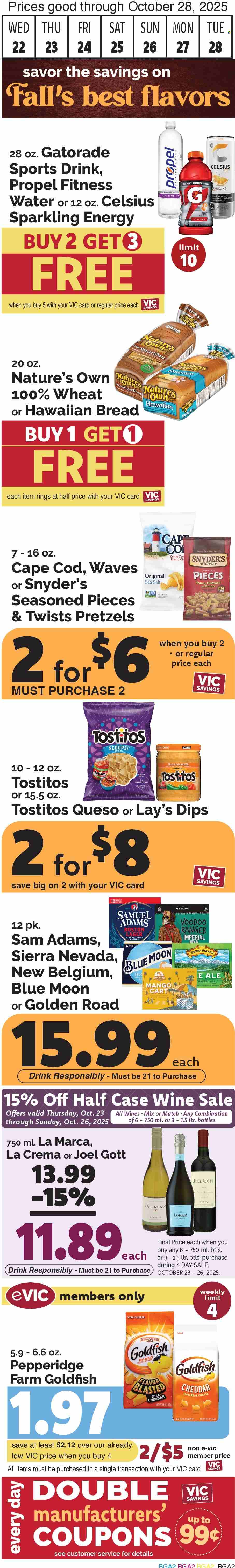 Harris Teeter ad - 10/22/2025 - 10/28/2025. Page 14