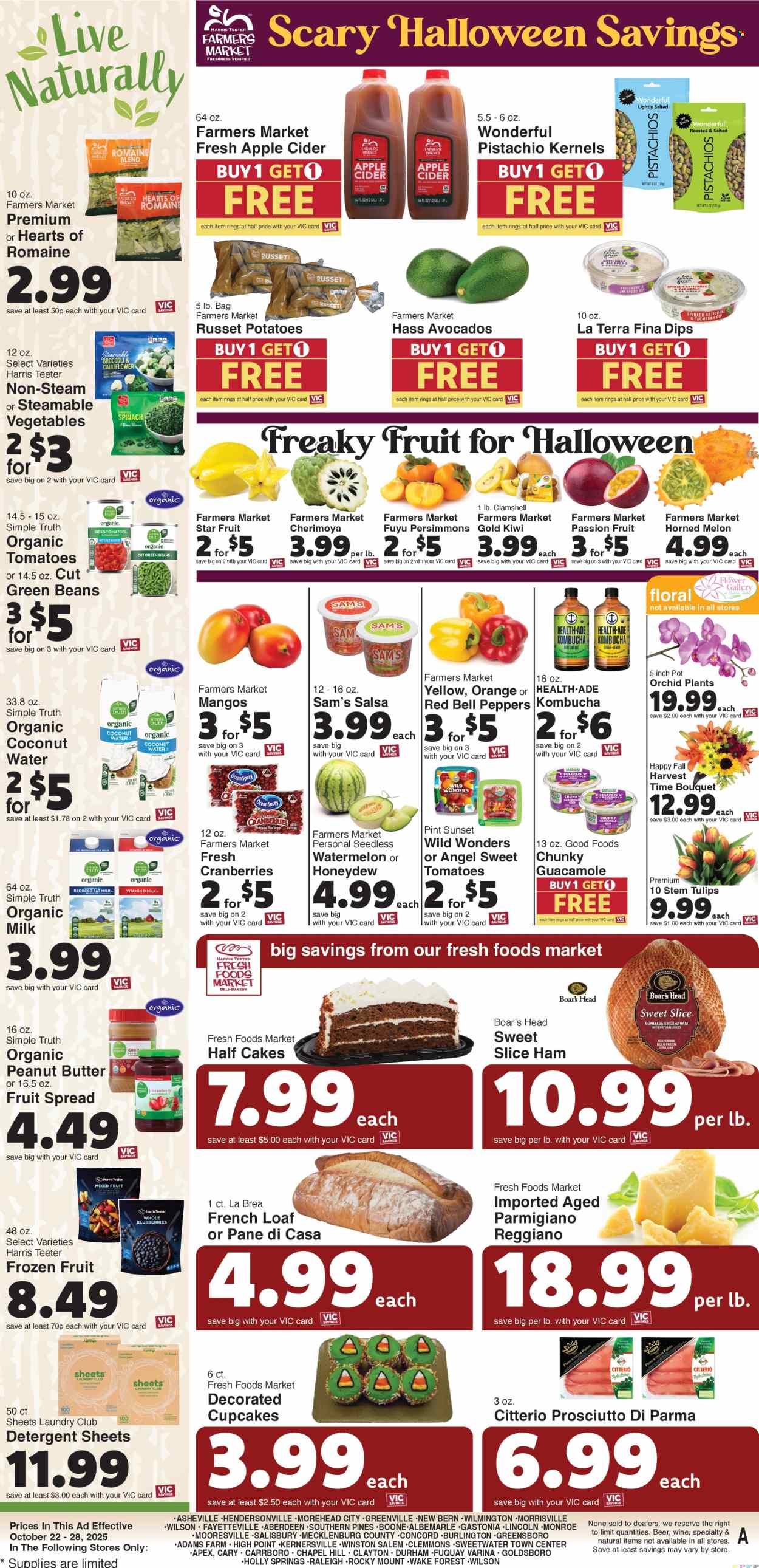Harris Teeter ad - 10/22/2025 - 10/28/2025. Page 8