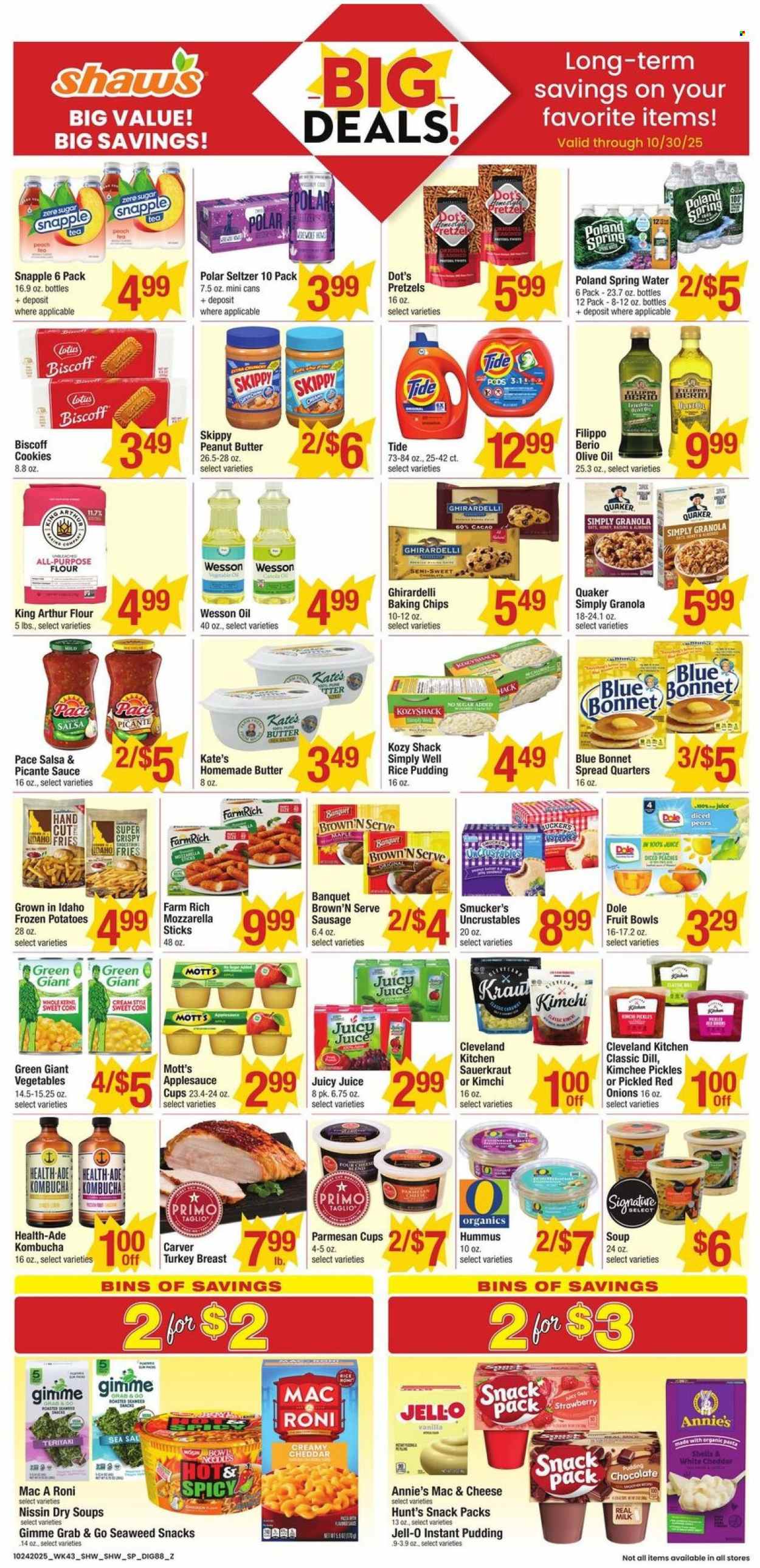 Shaw’s ad - 10/24/2025 - 10/30/2025. Page 7