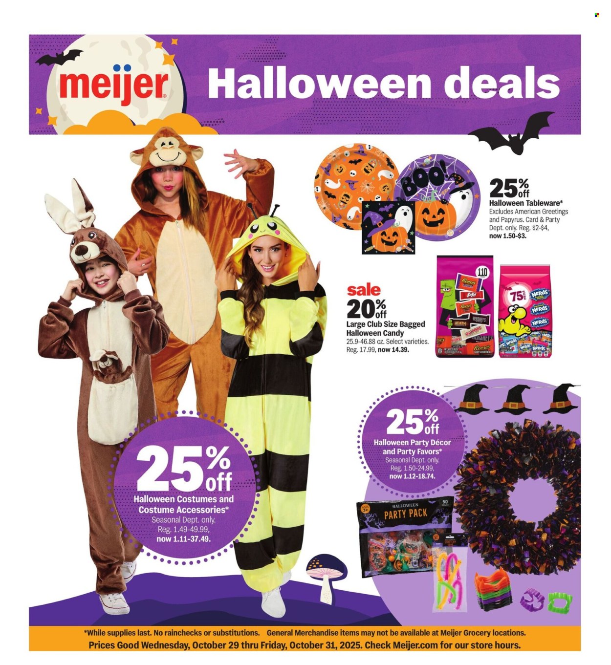 Meijer ad - 10/29/2025 - 11/04/2025. Page 1