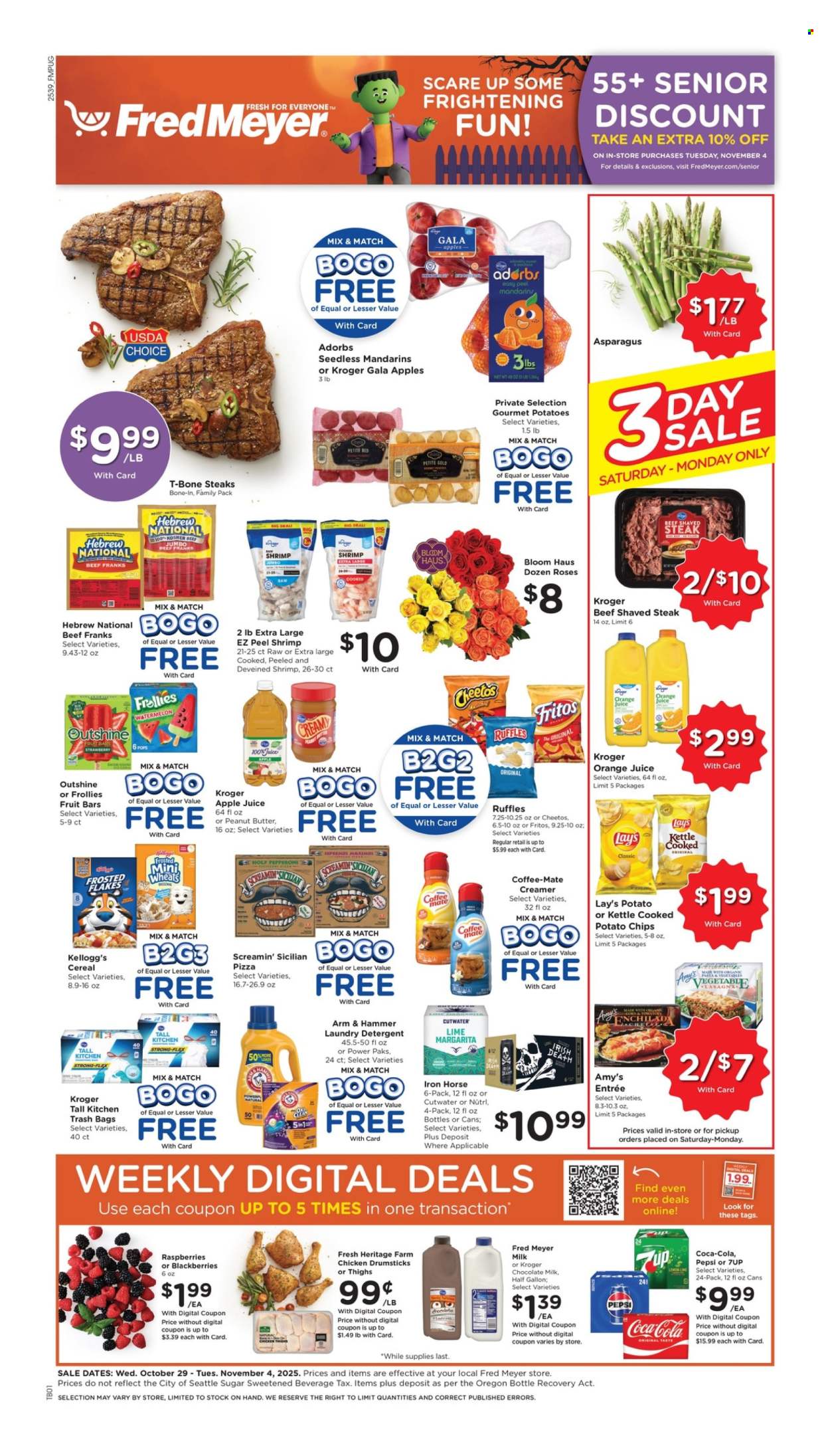 Fred Meyer ad - 10/29/2025 - 11/04/2025. Page 1