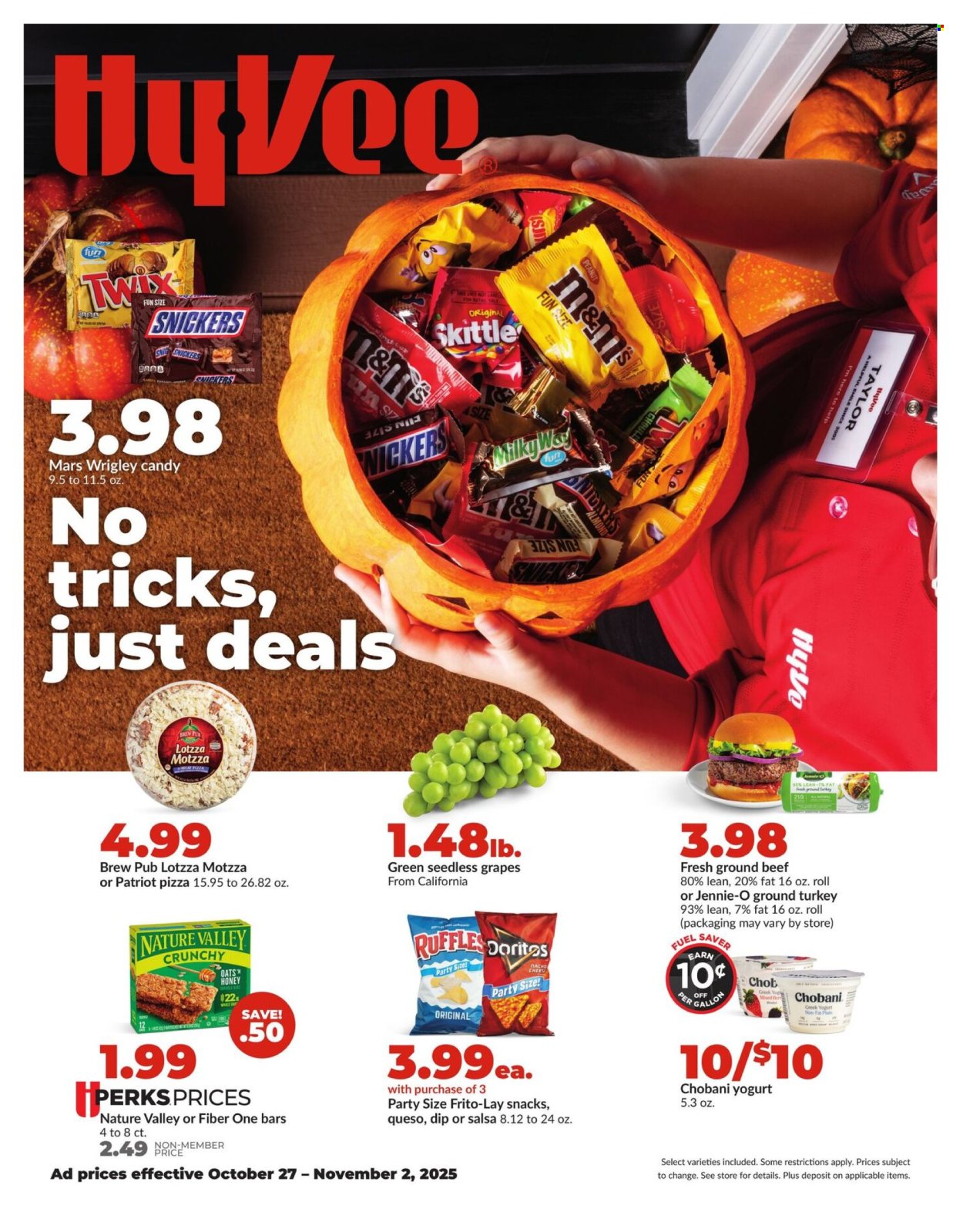 Hy-Vee ad - 10/27/2025 - 11/02/2025. Page 1