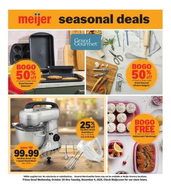 Meijer Flyer - 10/29/2025 - 11/04/2025.