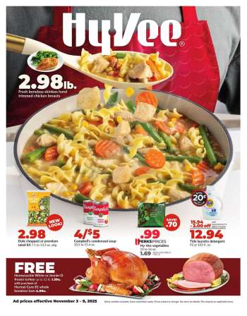Hy-Vee Flyer - 11/03/2025 - 11/09/2025.