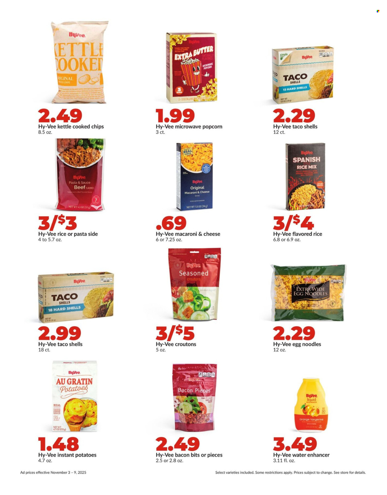 Hy-Vee ad - 11/03/2025 - 11/09/2025. Page 22