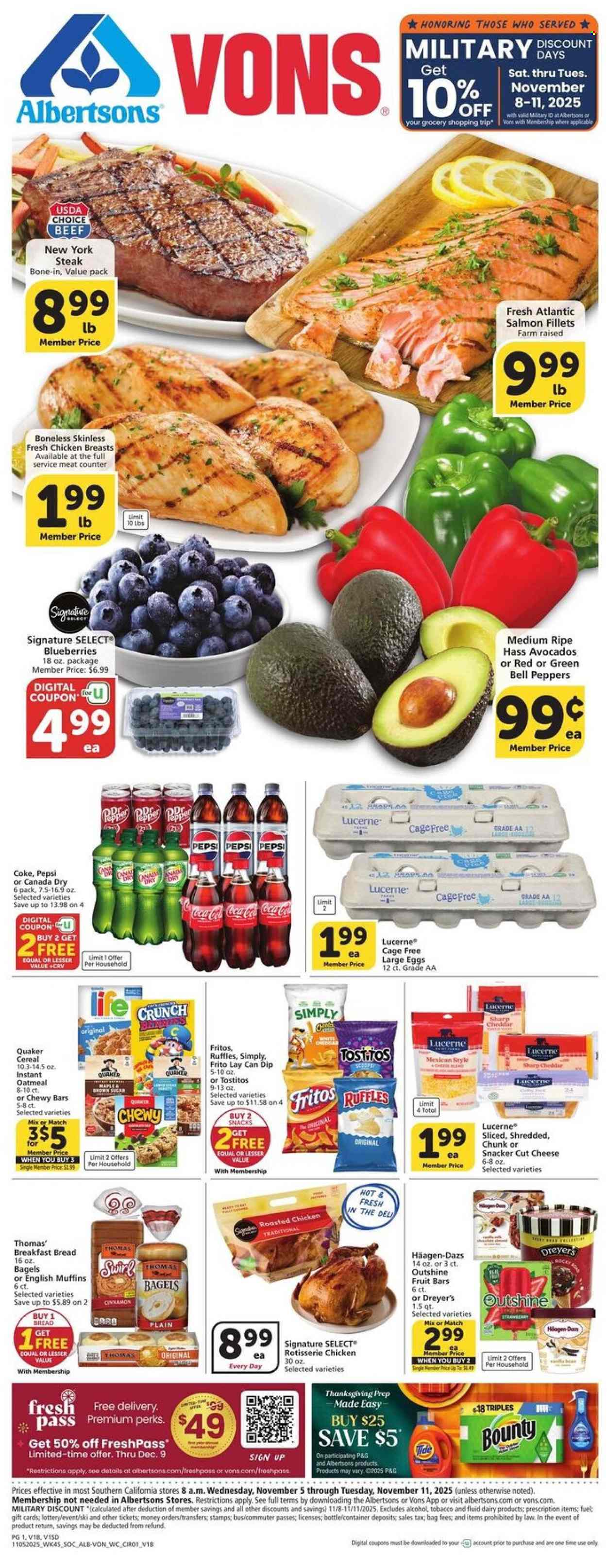 Albertsons ad - 11/05/2025 - 11/11/2025. Page 1