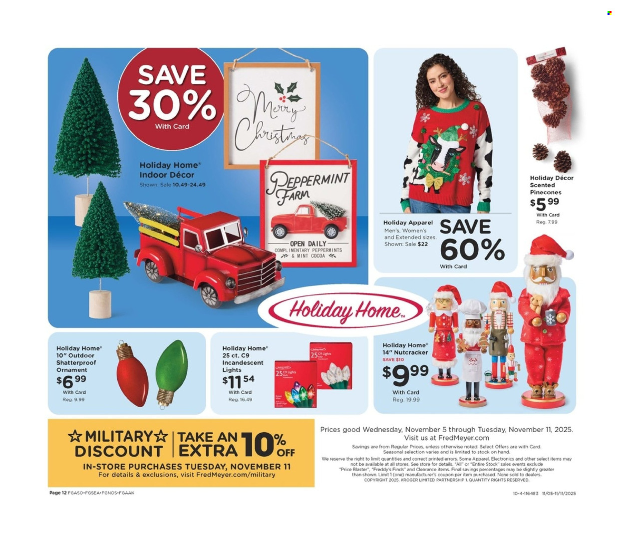 Fred Meyer ad - 11/05/2025 - 11/11/2025. Page 14