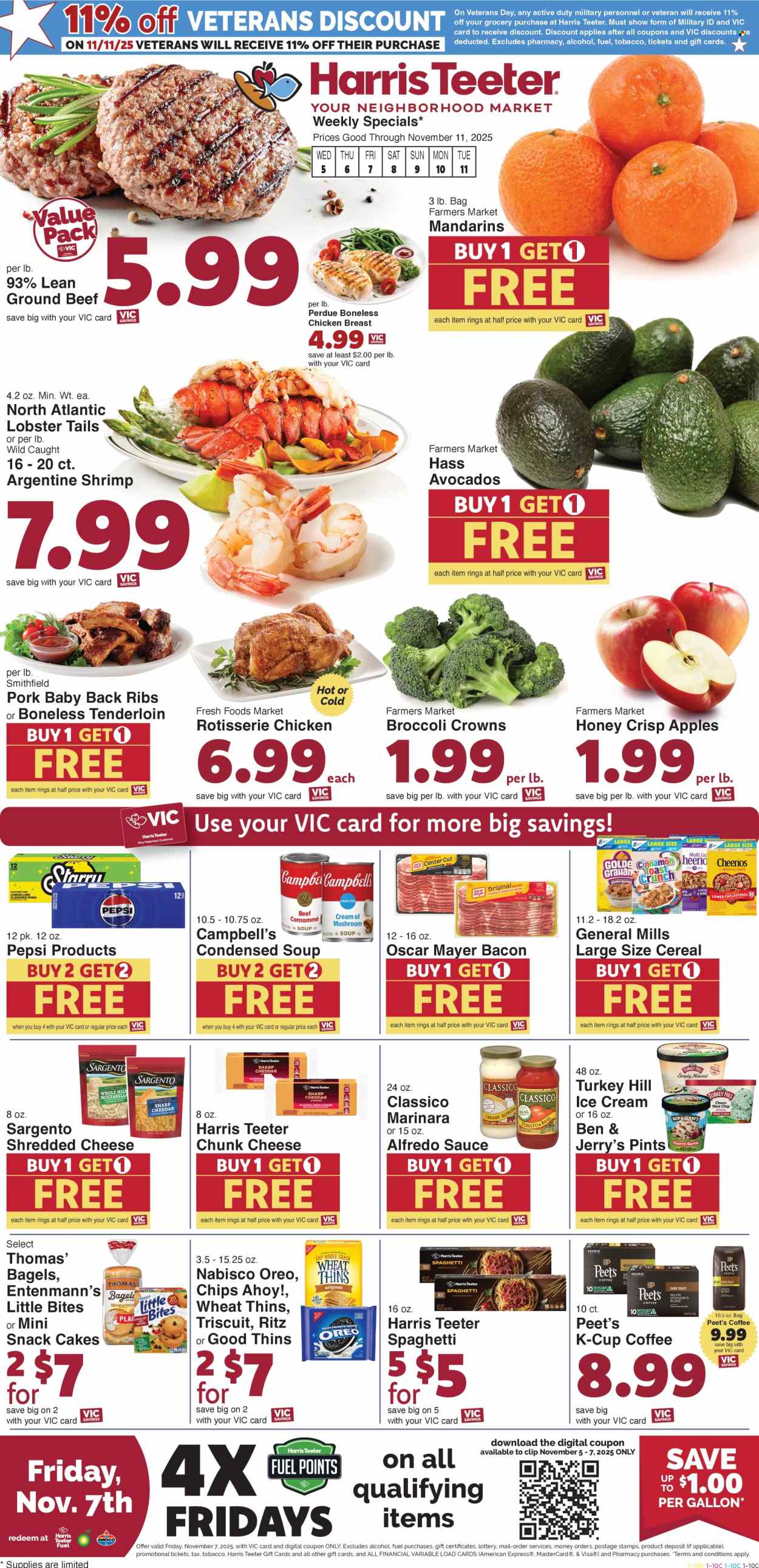 Harris Teeter ad - 11/05/2025 - 11/11/2025. Page 1