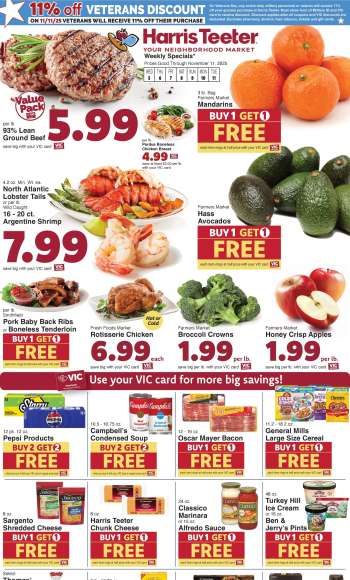 Harris Teeter Flyer - 11/05/2025 - 11/11/2025.