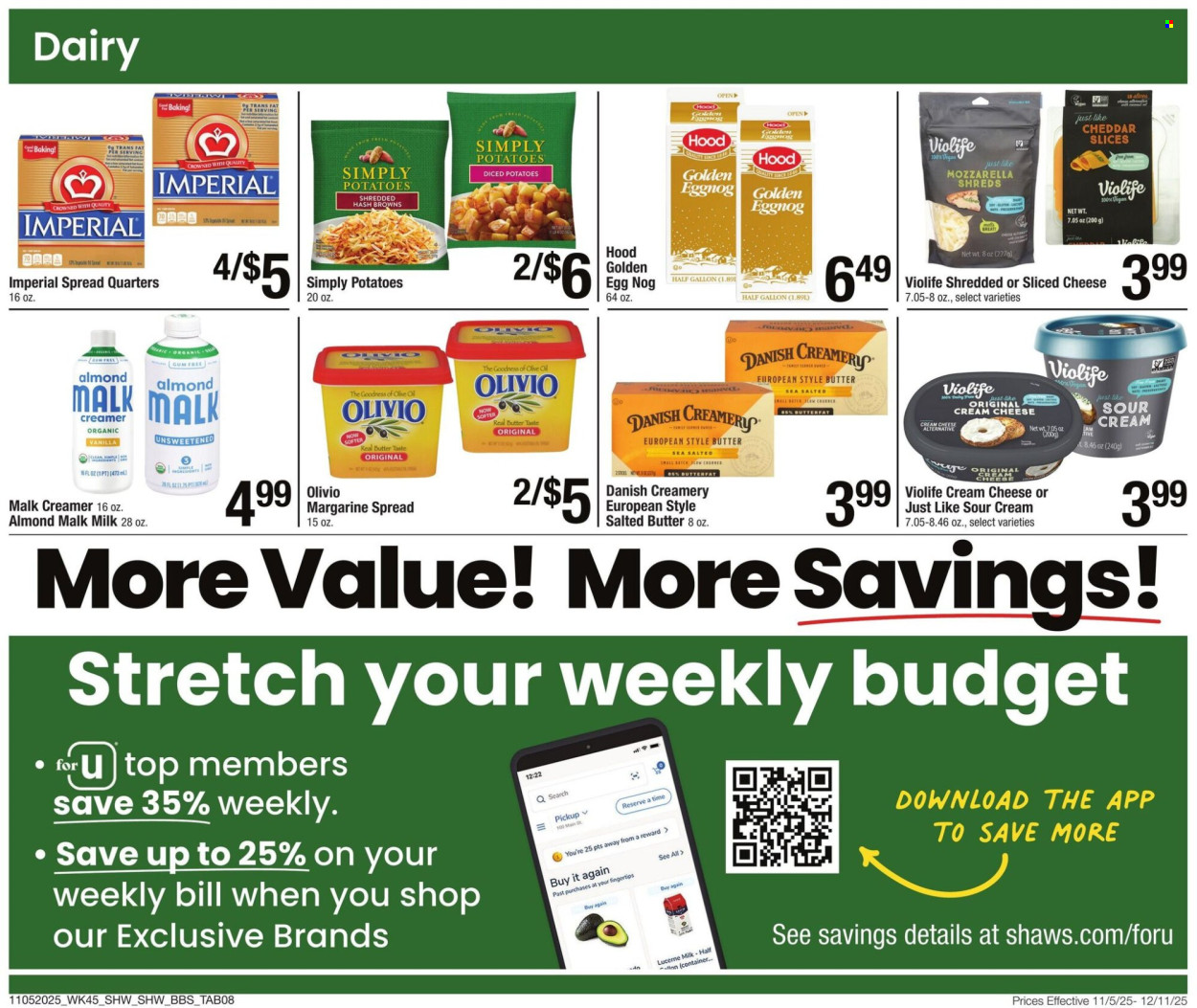 Shaw’s ad - 11/05/2025 - 12/11/2025. Page 8