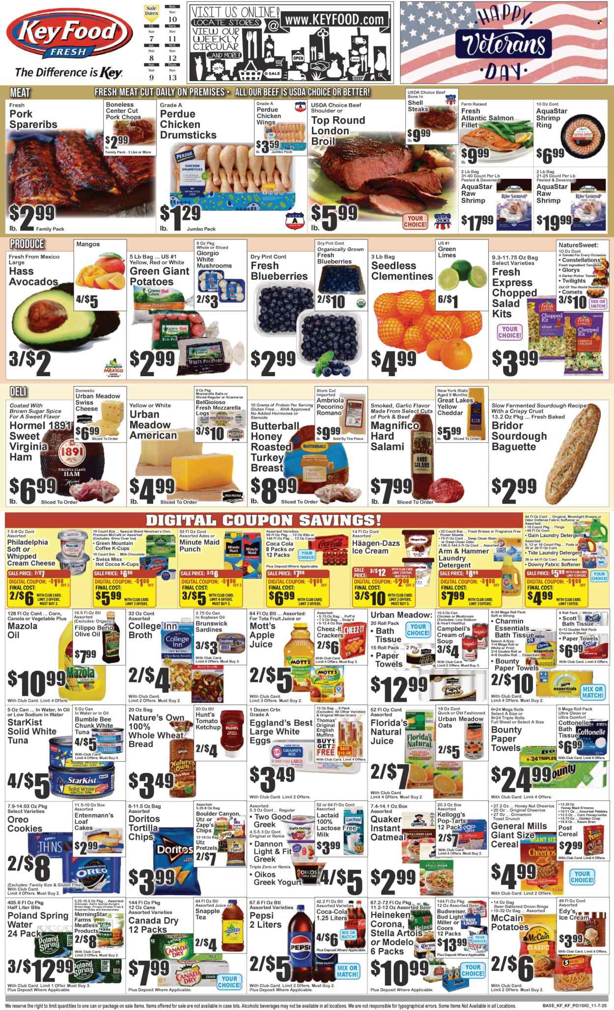 Key Food ad - 11/07/2025 - 11/13/2025. Page 1