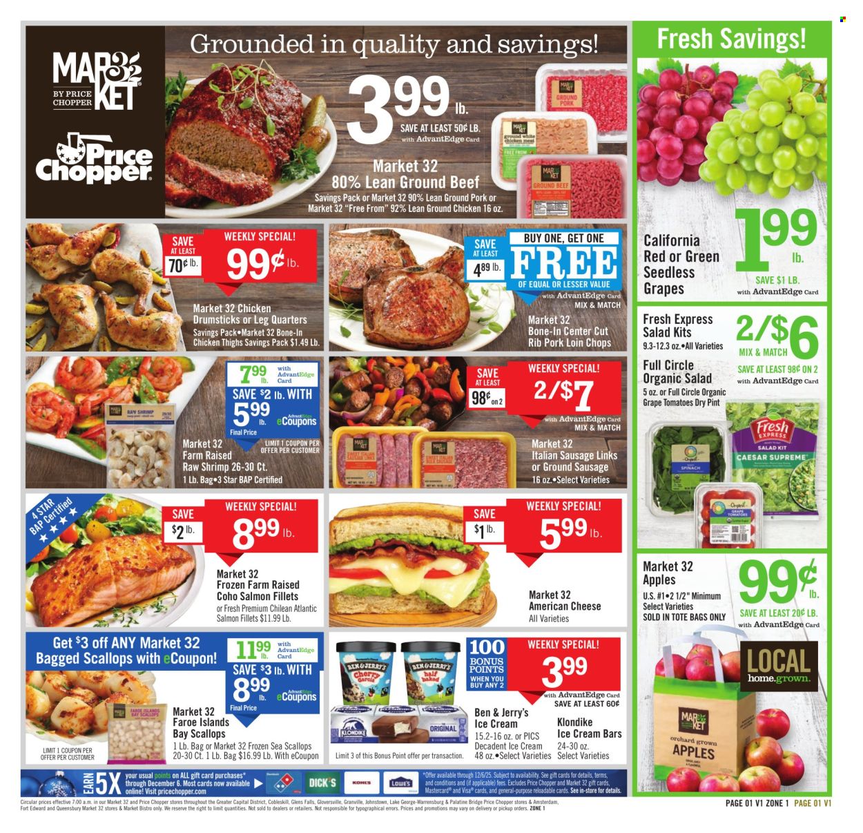 Price Chopper ad - 11/09/2025 - 11/12/2025. Page 1