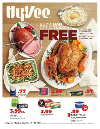 Hy-Vee Flyer - 11/10/2025 - 11/16/2025.