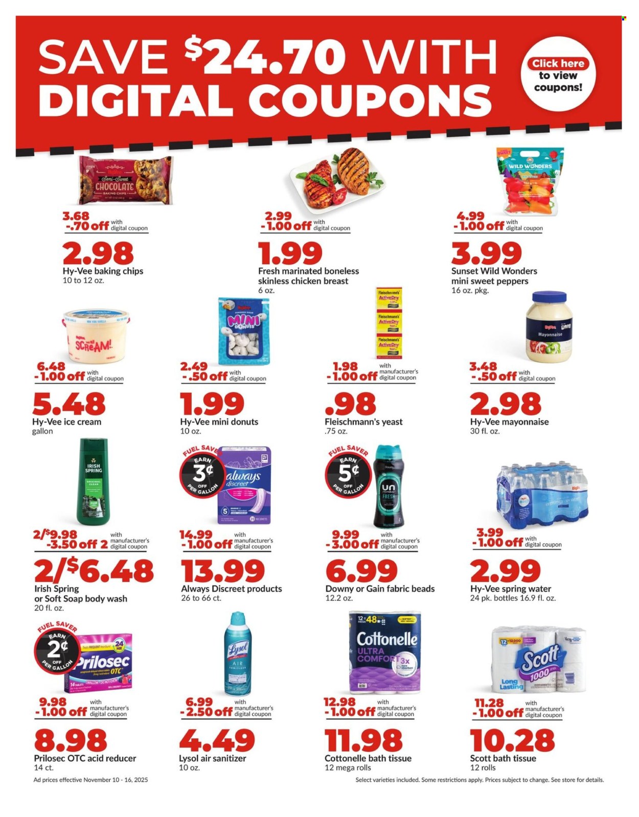 Hy-Vee ad - 11/10/2025 - 11/16/2025. Page 13