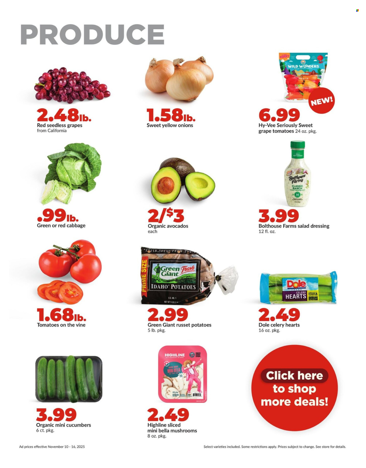Hy-Vee ad - 11/10/2025 - 11/16/2025. Page 16
