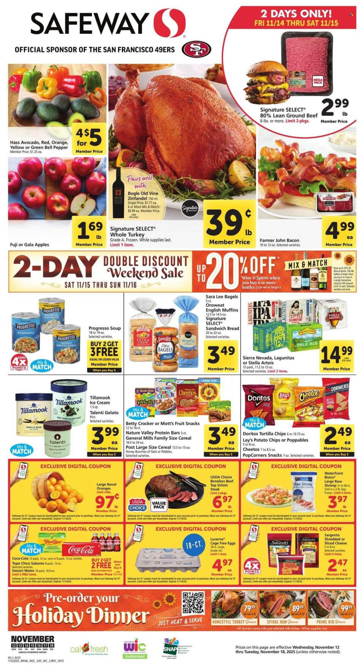 Safeway ad - 11/12/2025 - 11/18/2025. Page 1
