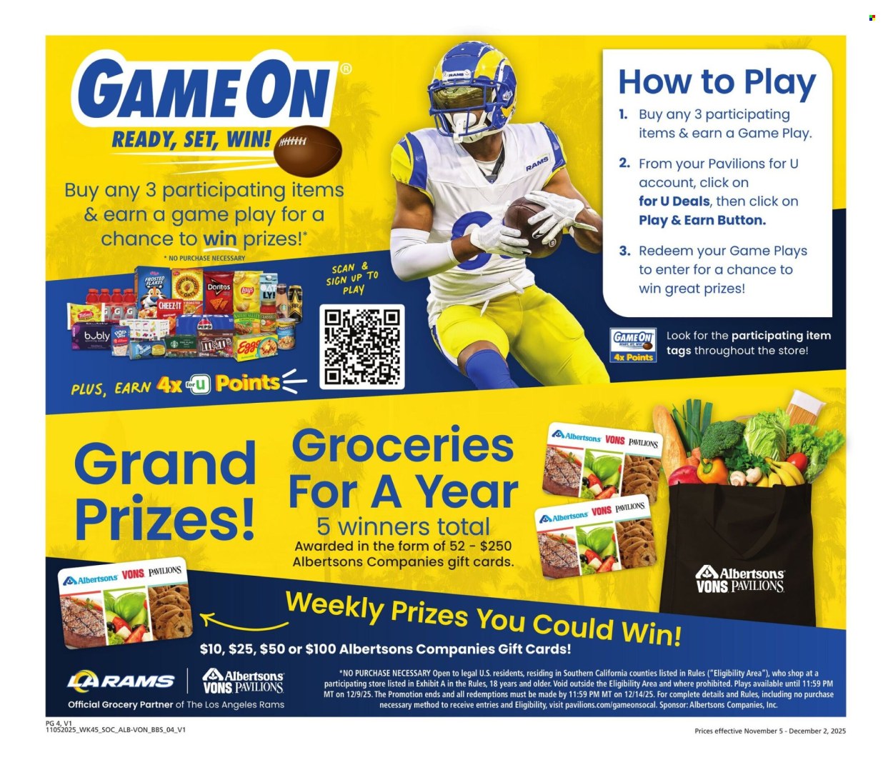 Albertsons ad - 11/05/2025 - 12/02/2025. Page 4