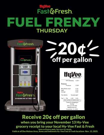 Hy-Vee Flyer - 11/13/2025 - 11/13/2025.